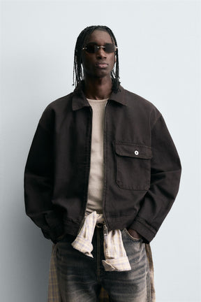 RELAXED FIT DENIM JACKET - Image 2