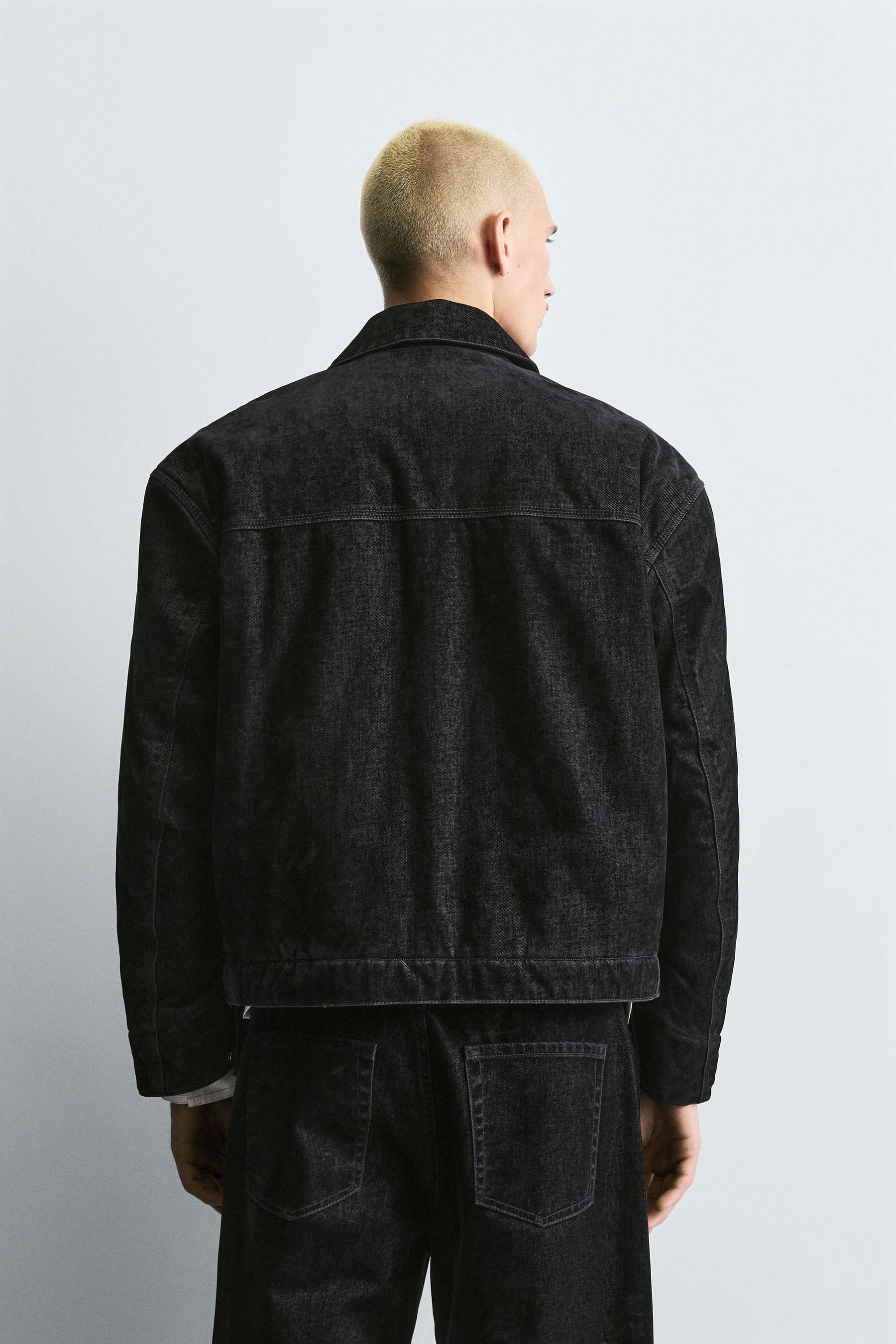 RELAXED FIT VELOUR JACKET - Image 3