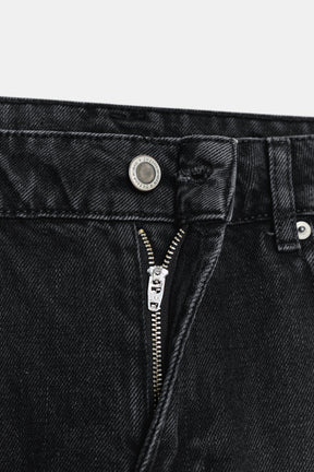 Mid-Waist Cigarette Jeans