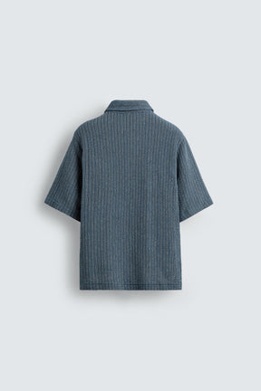 TEXTURED POLO SHIRT - Image 8