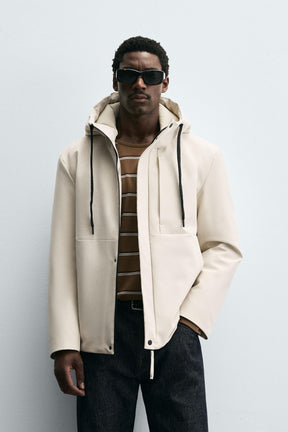 TECHNICAL HOODED JACKET - Image 2