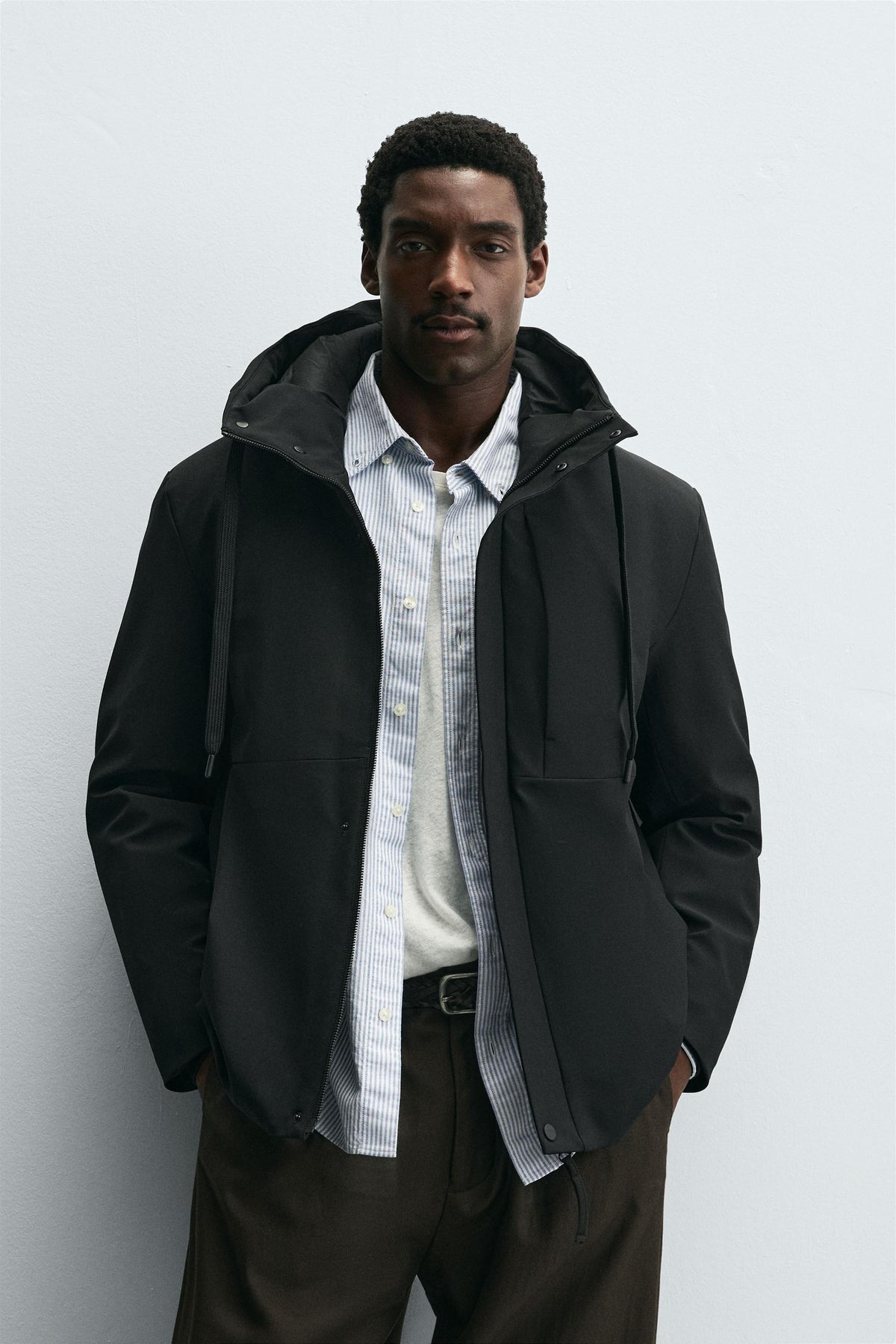 TECHNICAL HOODED JACKET - Image 2