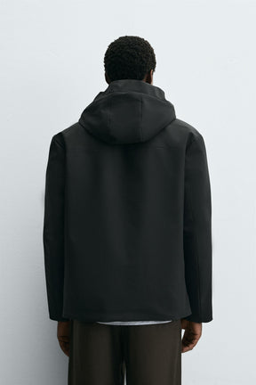 TECHNICAL HOODED JACKET - Image 3