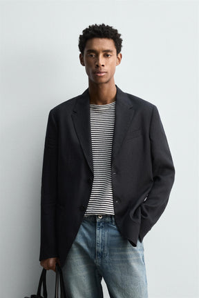 100% LINEN SUIT BLAZER - Image 2