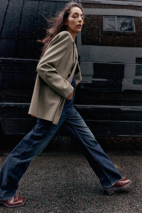 Straight High-Waist Full Length