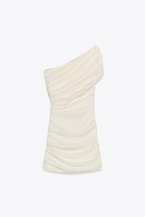 CONTRAST SHORT DRESS - Image 6