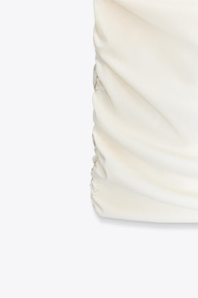 CONTRAST SHORT DRESS - Image 7