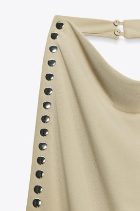 STUDDED HALTER DRESS - Image 5