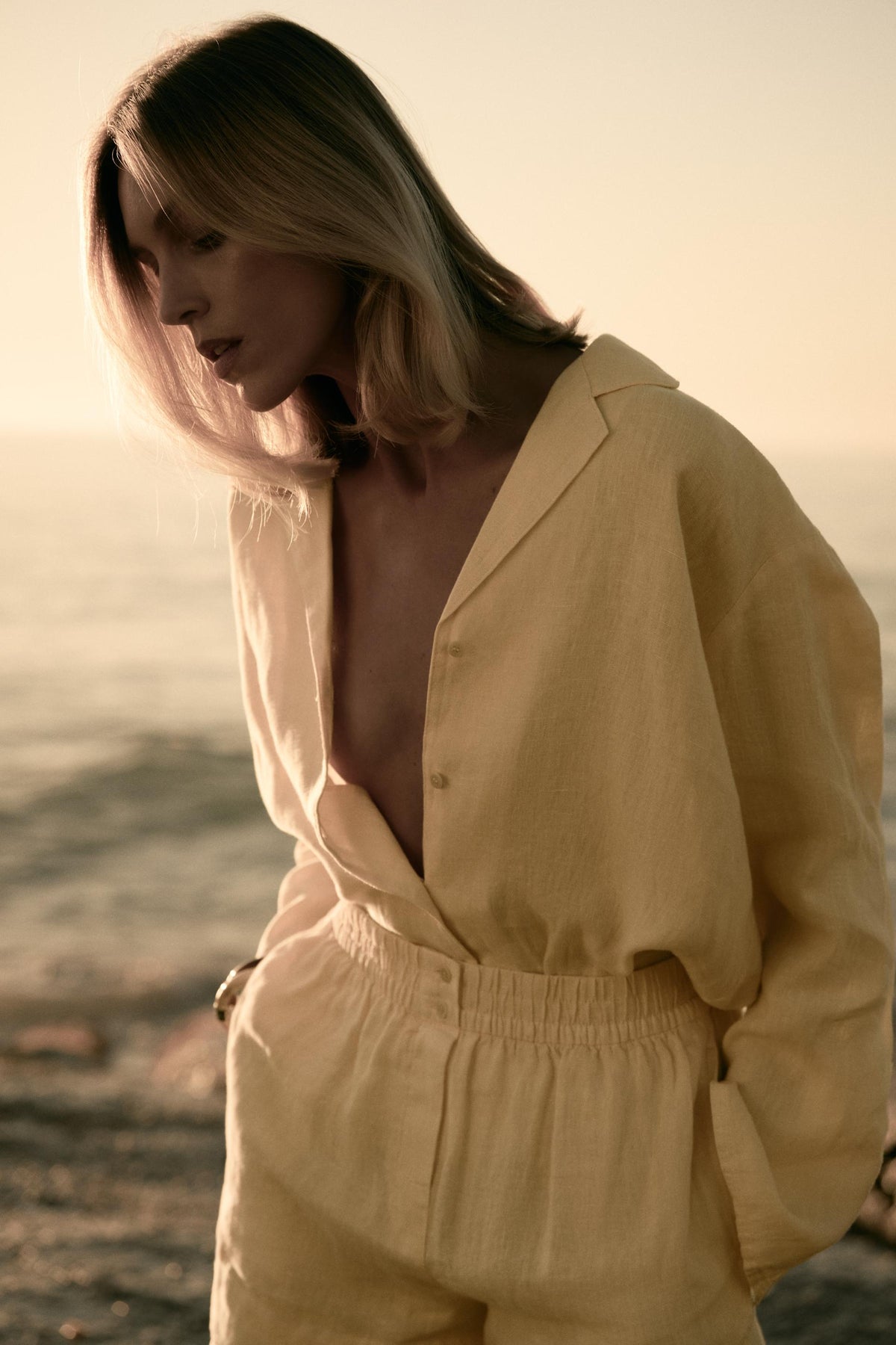 Linen Shorts ZW Collection