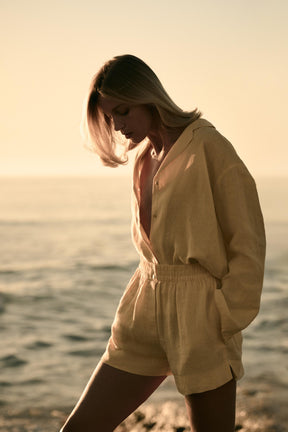 Linen Shorts ZW Collection