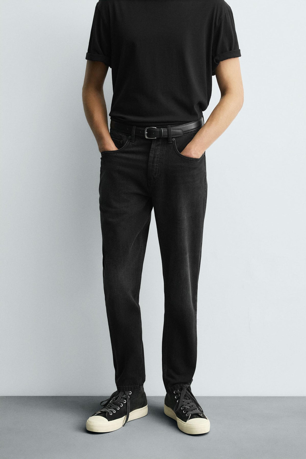 SLIM FIT CROPPED JEANS - Image 2