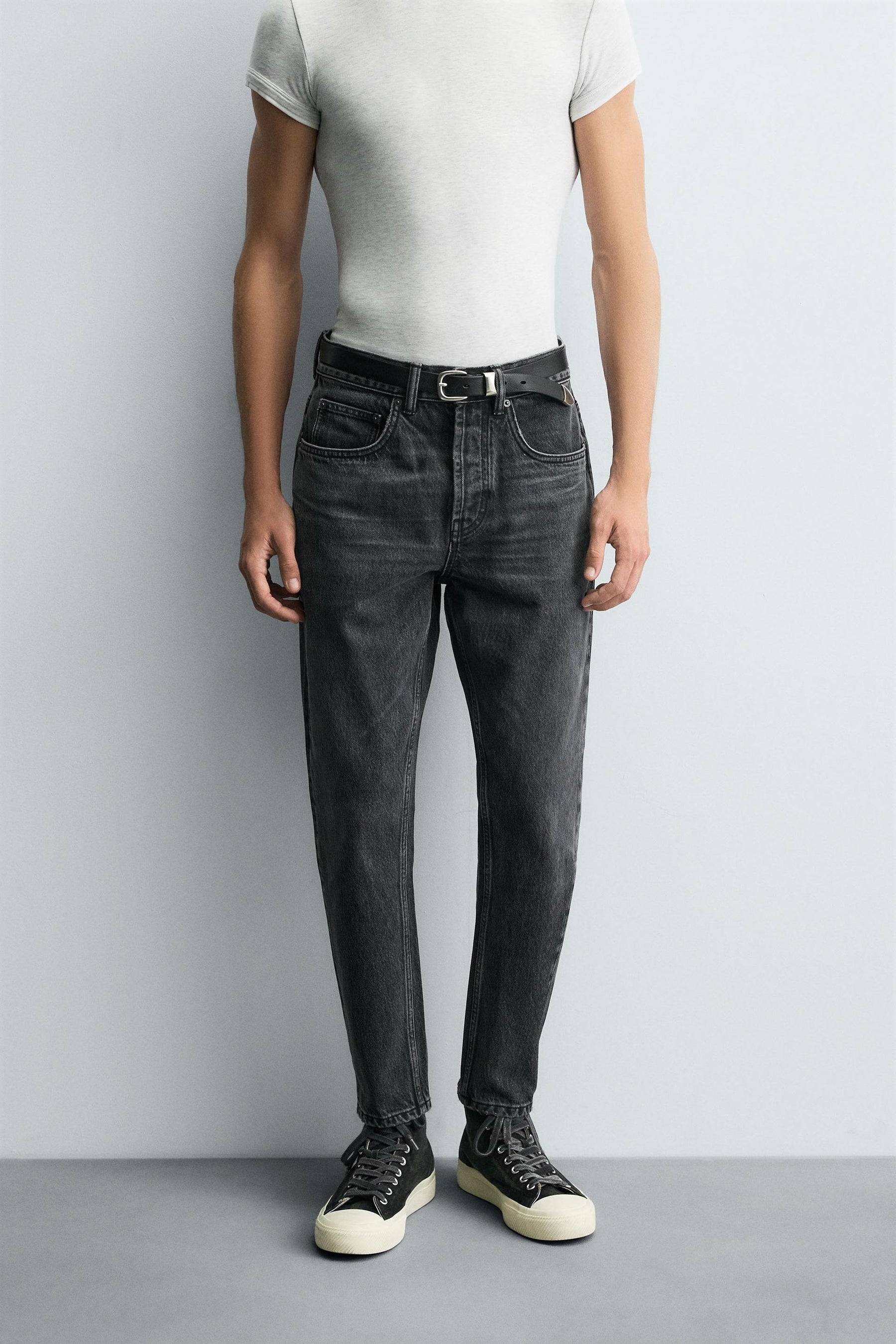 SLIM FIT CROPPED JEANS - Image 2