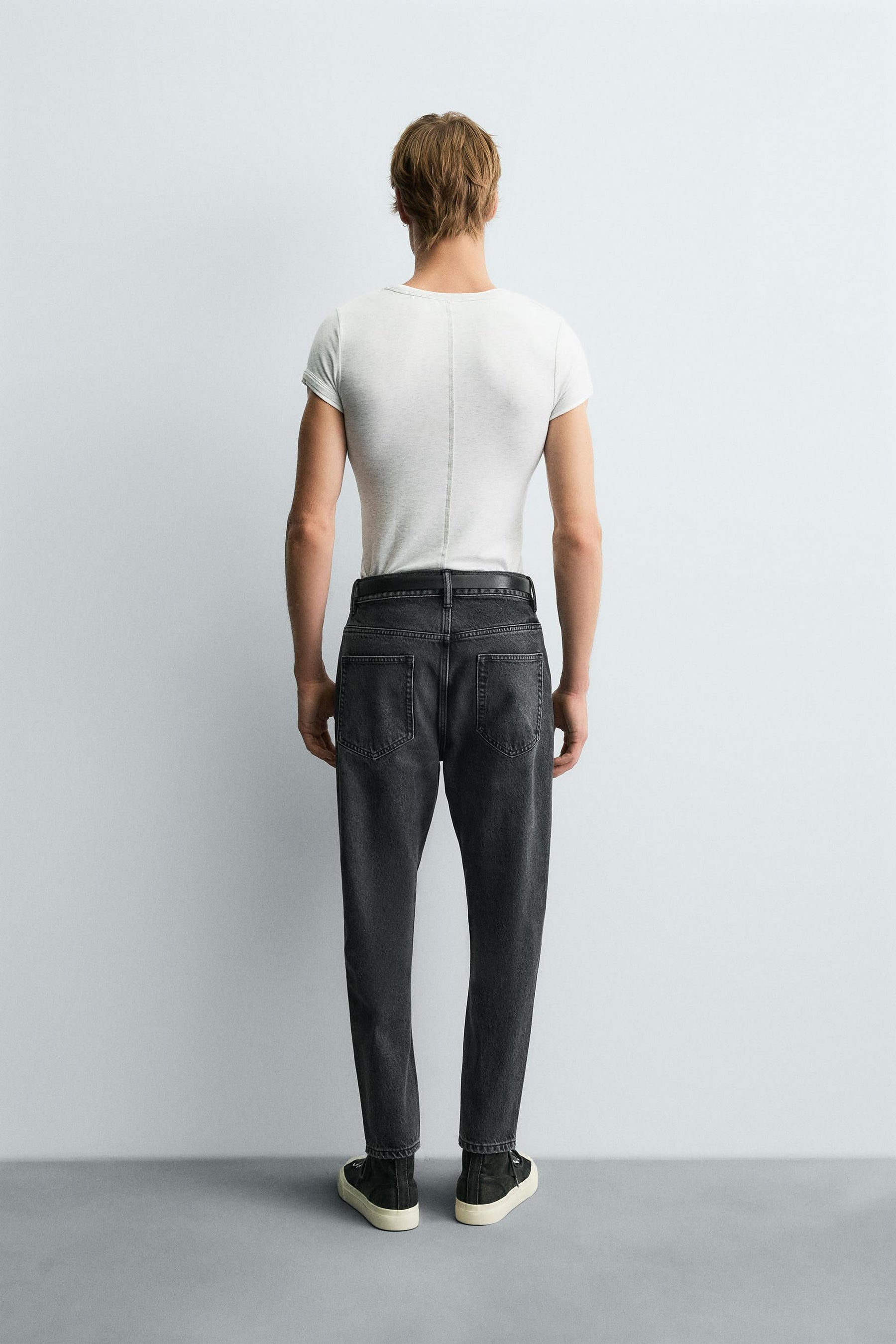 SLIM FIT CROPPED JEANS - Image 3