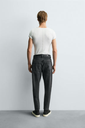 SLIM FIT CROPPED JEANS - Image 3