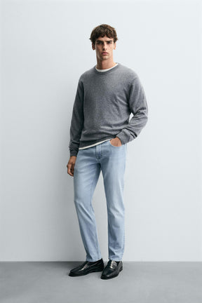 BASIC SLIM FIT JEANS - Image 1