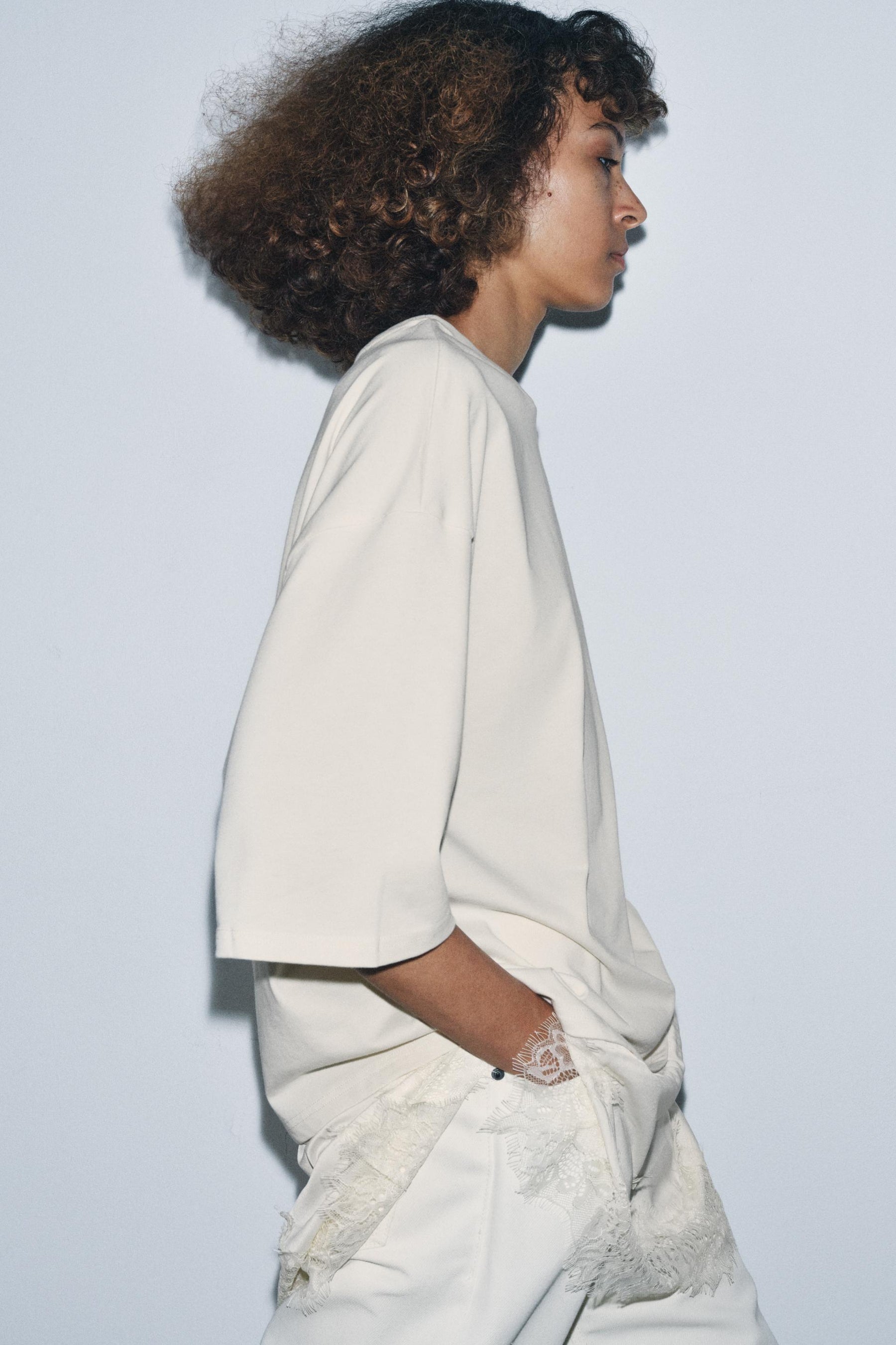 Lace Combined T-Shirt