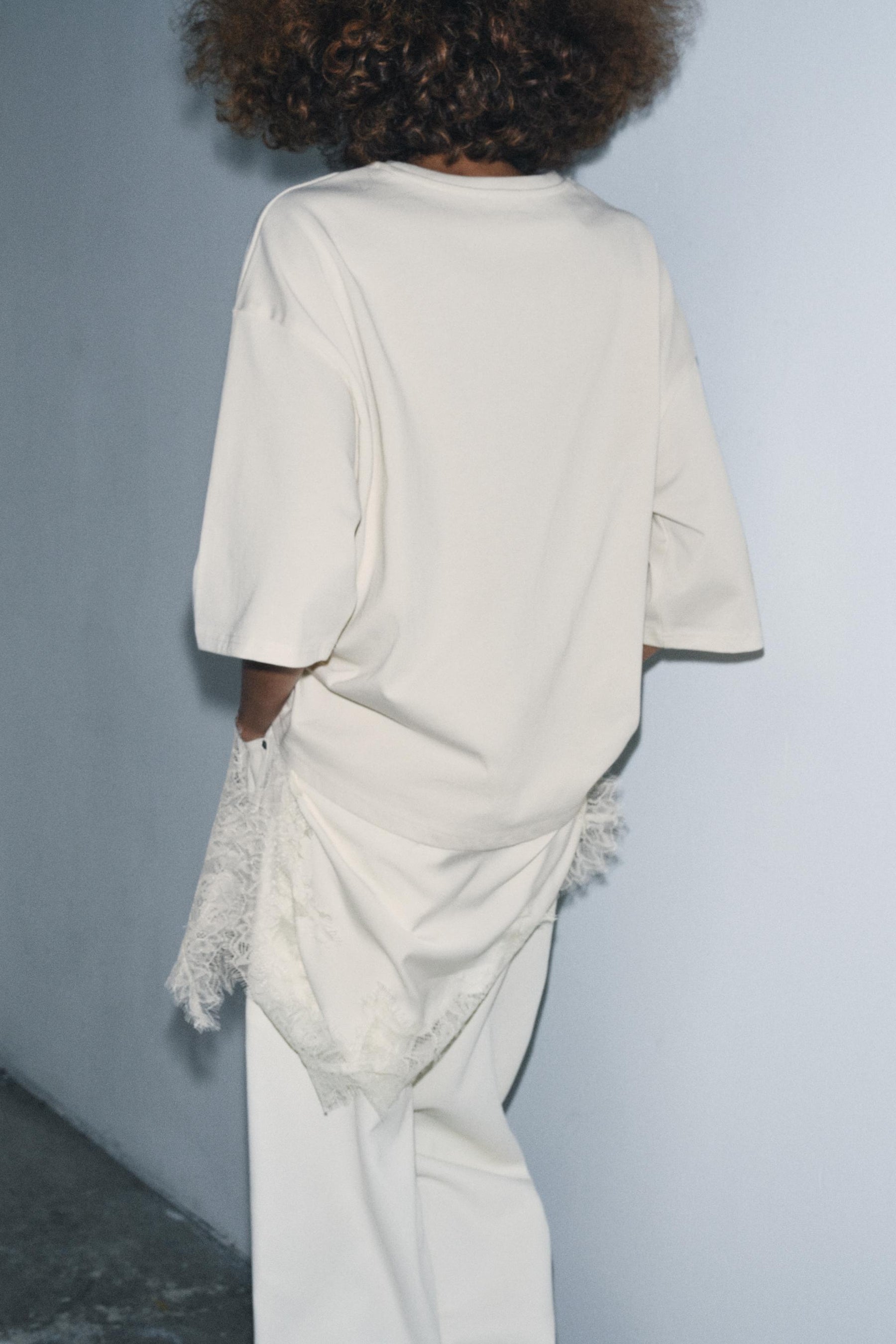 Lace Combined T-Shirt