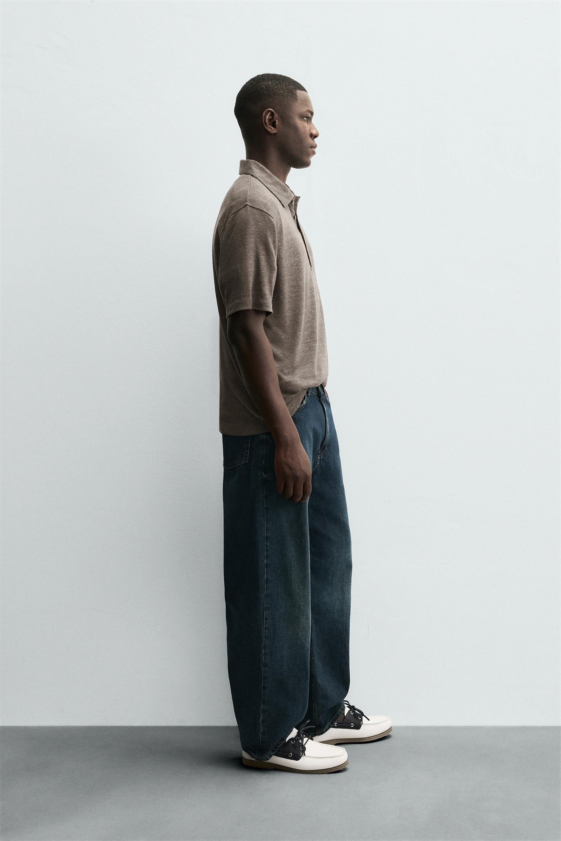 HEMP-VISCOSE POLO SHIRT - Image 4