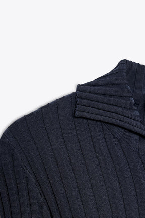RIBBED KNIT POLO SHIRT - Image 6