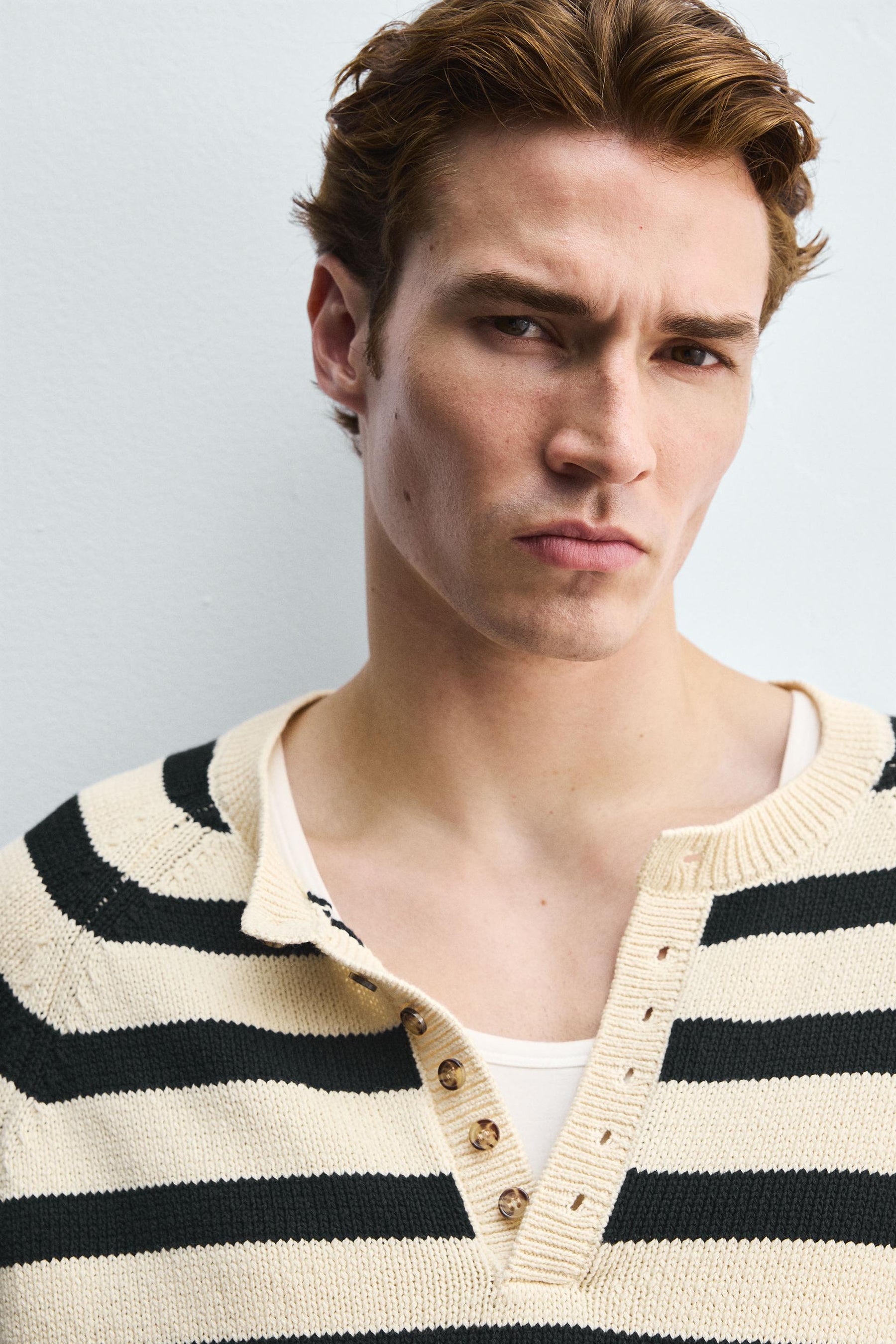 STRIPED BAKER COLLAR JUMPER - Image 6