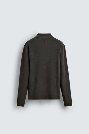 CHENILLE KNIT POLO SHIRT - Image 7