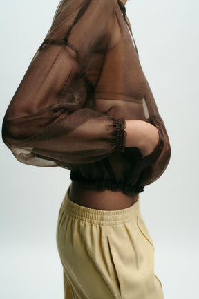 HOODED ORGANZA JACKET - Image 7