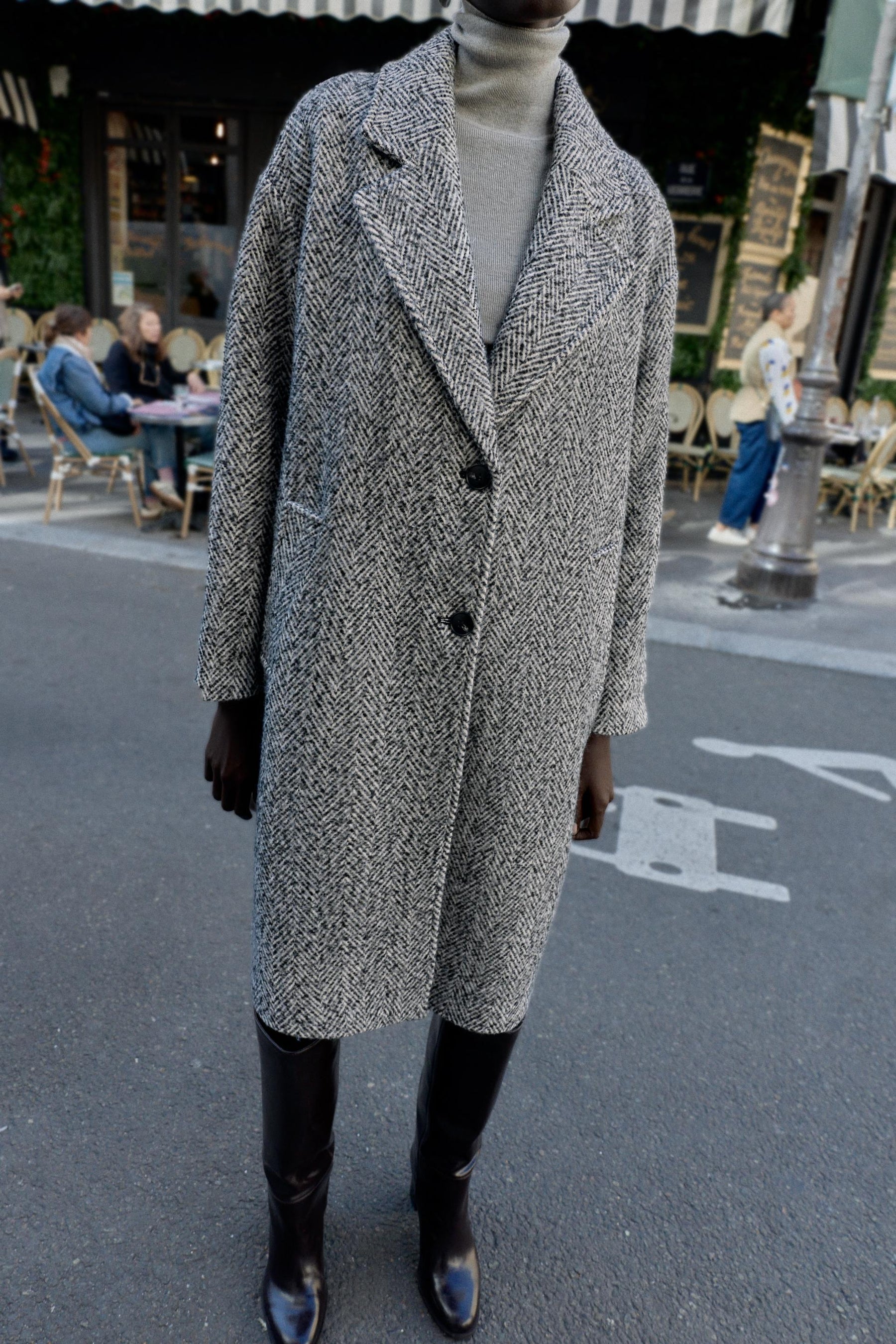 HERRINGBONE COAT - Image 5