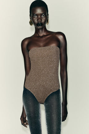 Metallic Thread Bodysuit