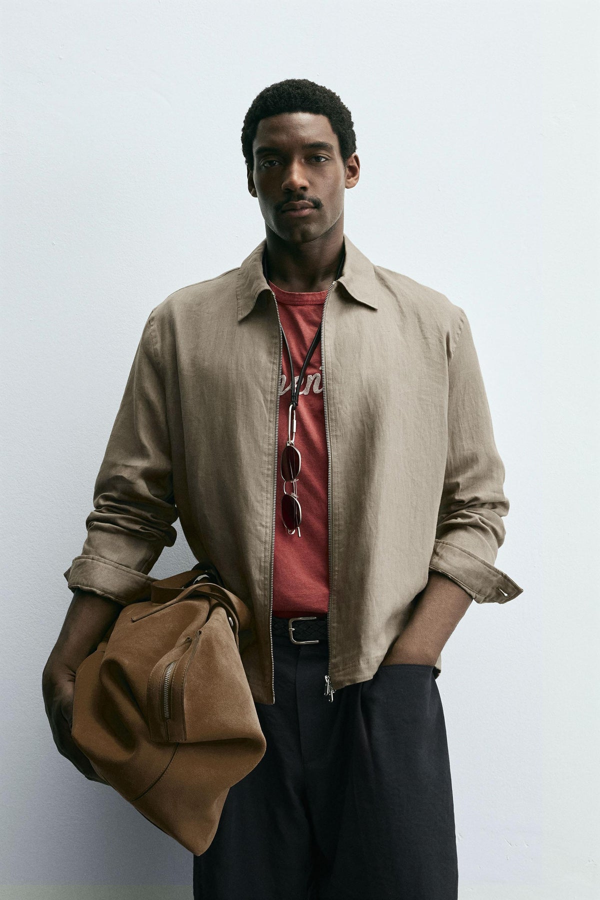 100% LINEN OVERSHIRT - Image 2