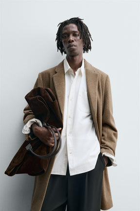 REGULAR FIT WOOL COAT - Image 2