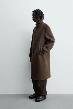 TEXTURED WOOL COAT - Image 4