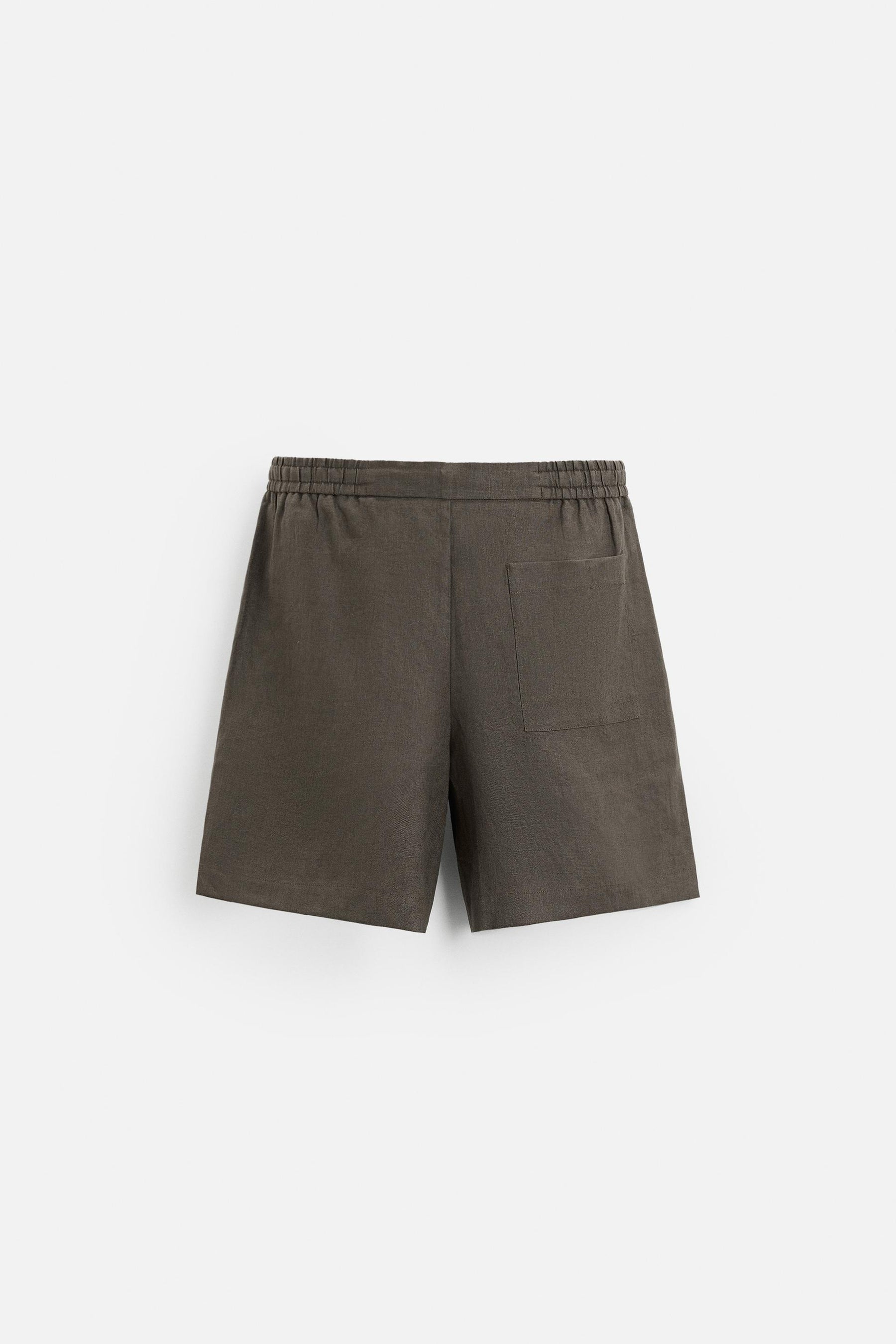 100% LINEN BERMUDA SHORTS - Image 7