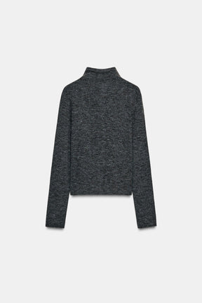 SOFT HIGH NECK JACKET - Image 6