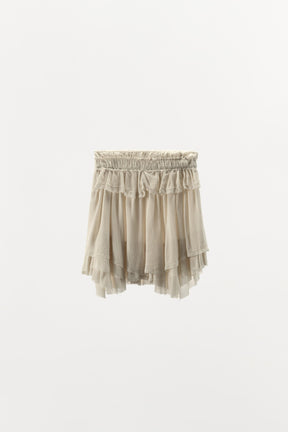 Georgette Ruffle Skirt