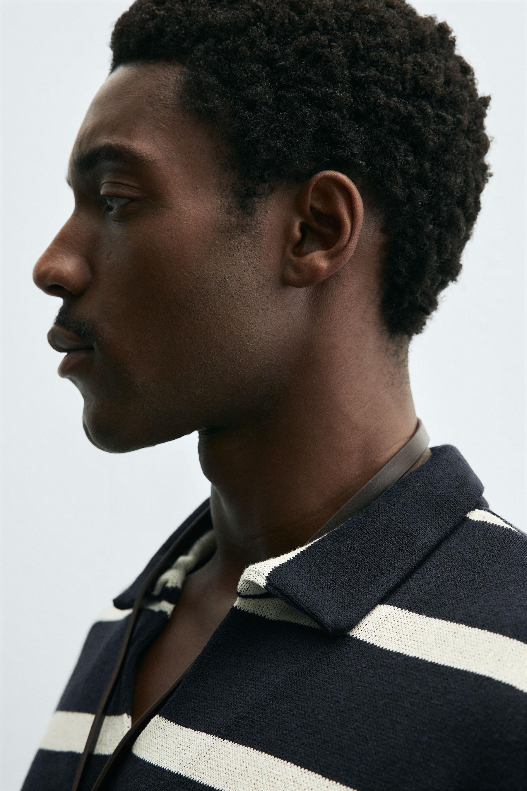 STRIPED JACQUARD POLO SHIRT - Image 7