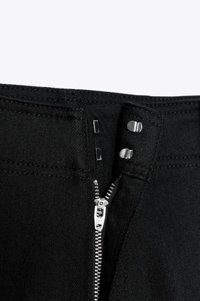 Wide-leg High-waist Jeans