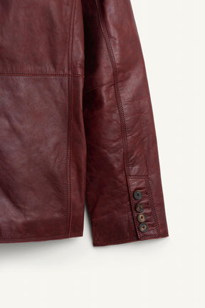 LIMITED EDITION LEATHER SUIT BLAZER - Image 8