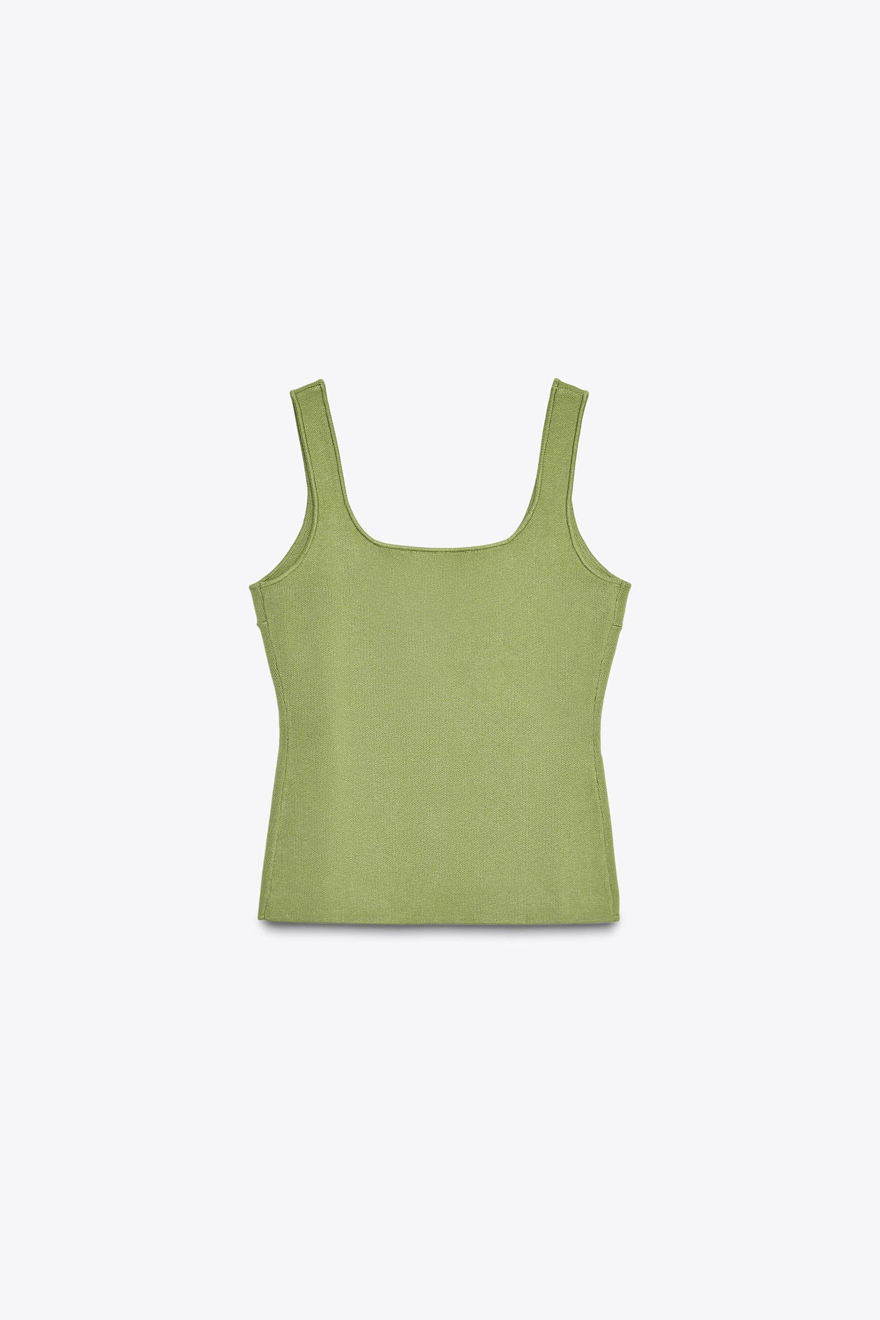 PLAIN KNIT CORSET TOP - Image 5