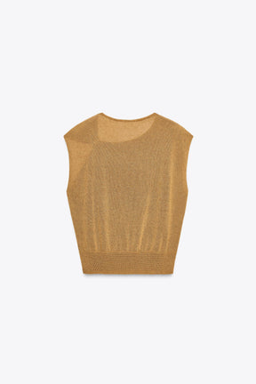 KNIT TRIM TOP - Image 4