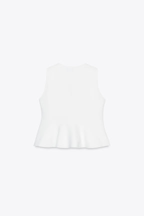 PEPLUM KNIT TOP - Image 6