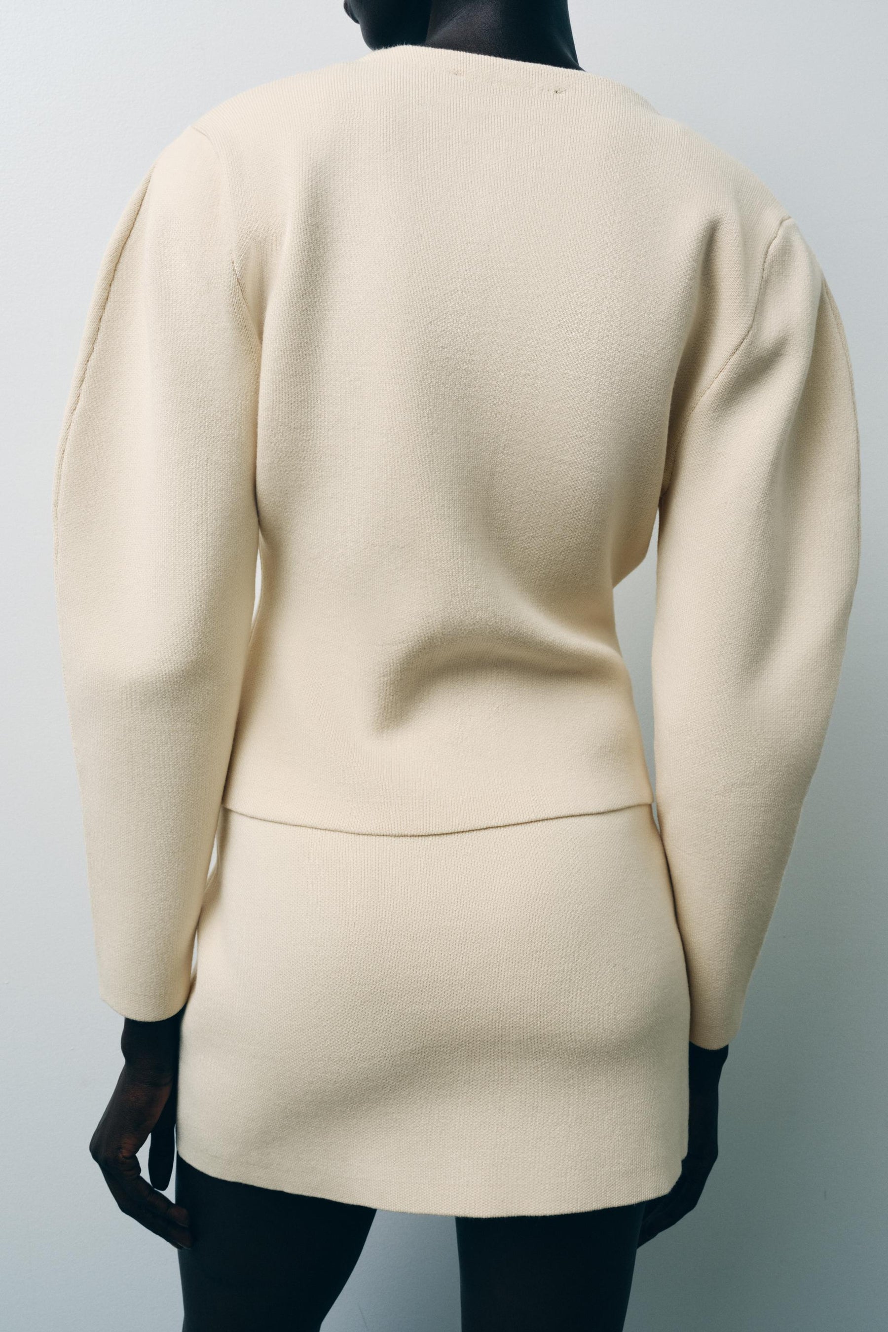 FITTED CARDIGAN WITH BUTTONS - Image 3