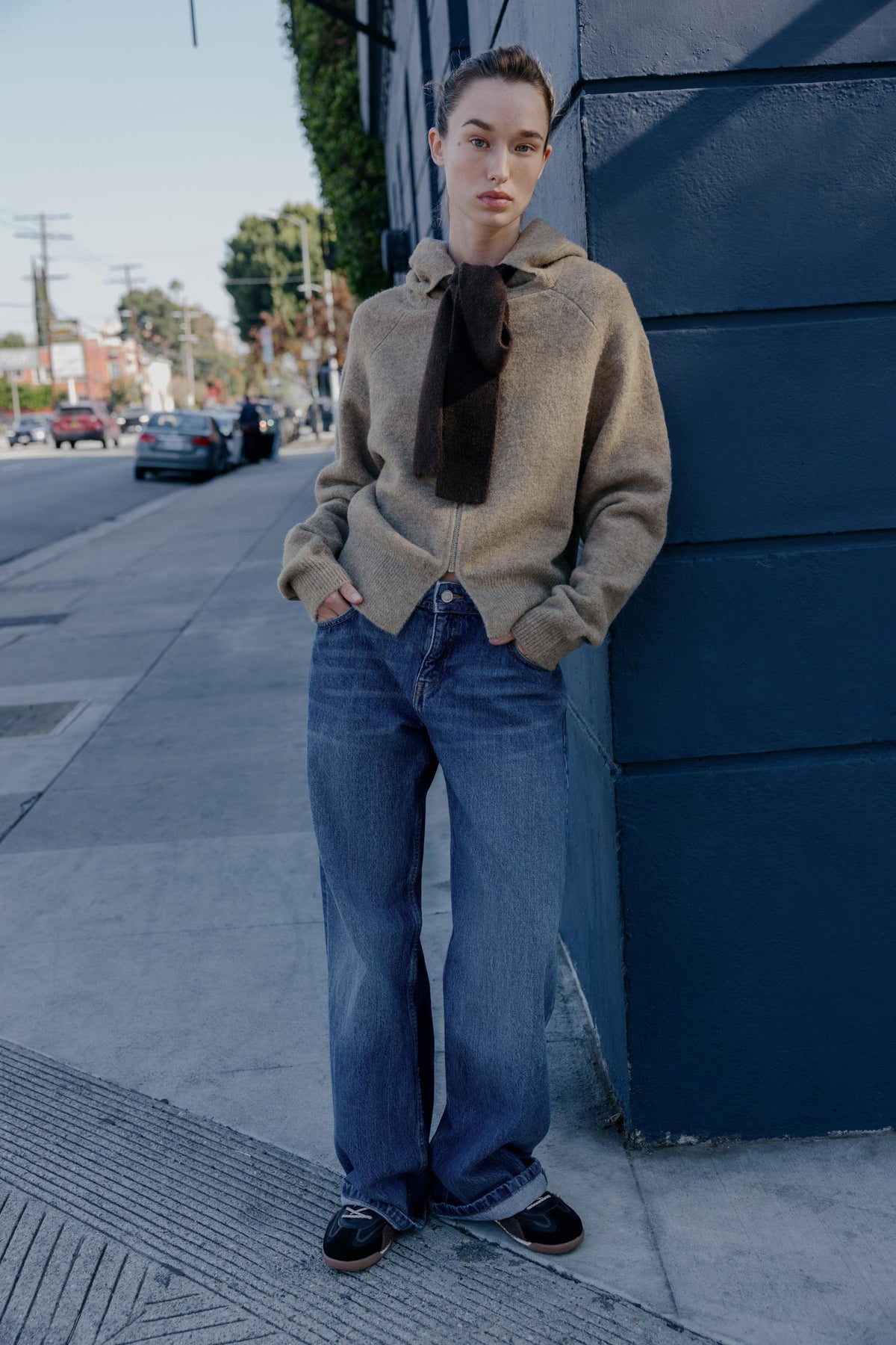 Bow-Detailed Knit Cardigan