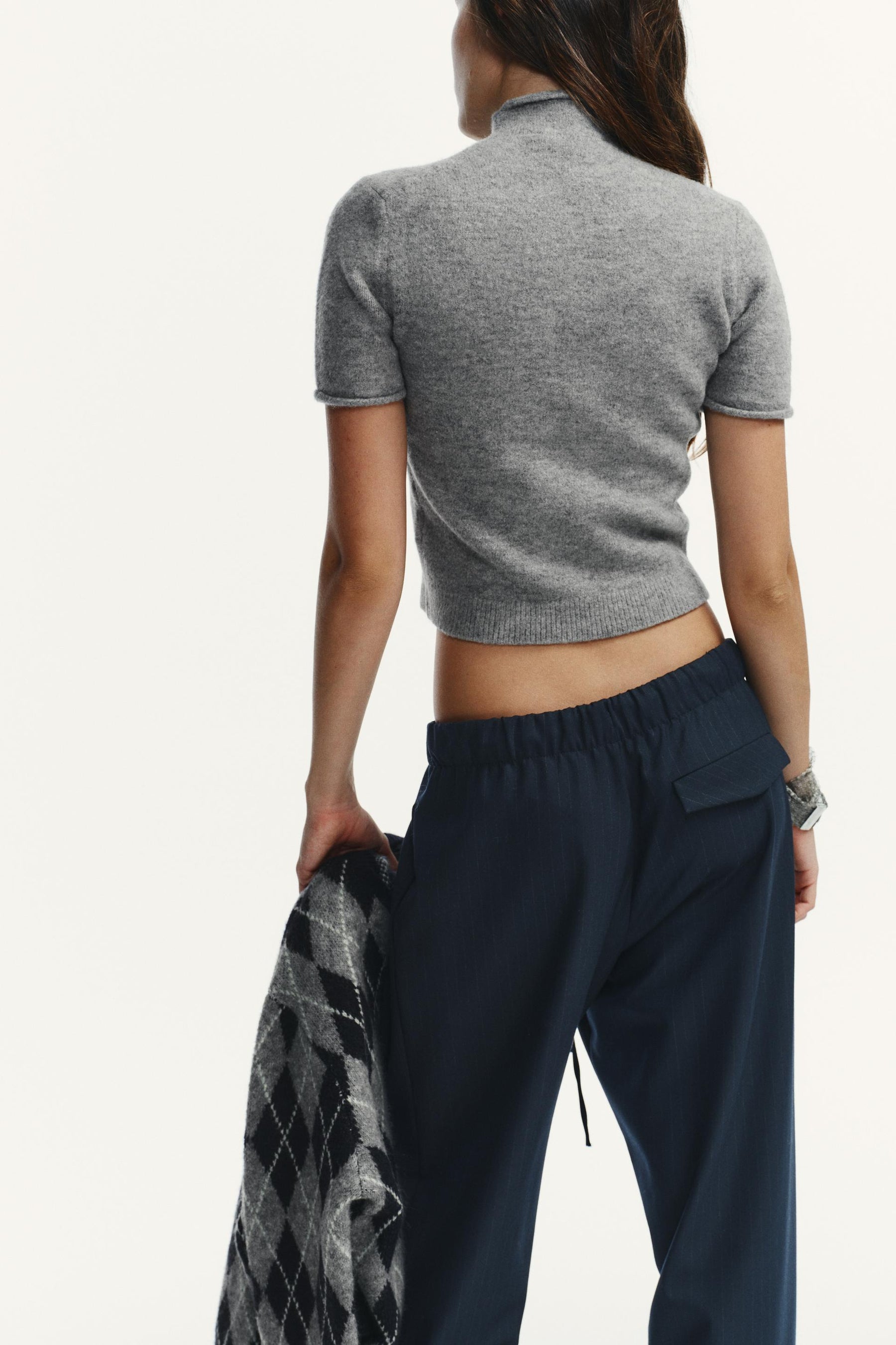 SOFT KNIT SHORT SLEEVE JUMPER - Image 4