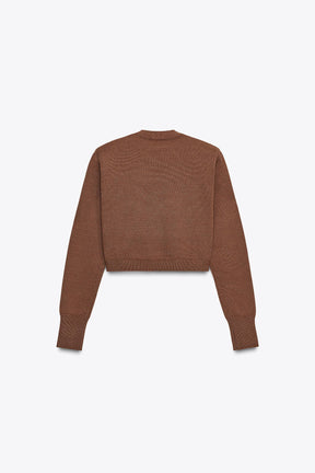 CROPPED KNIT JUMPER