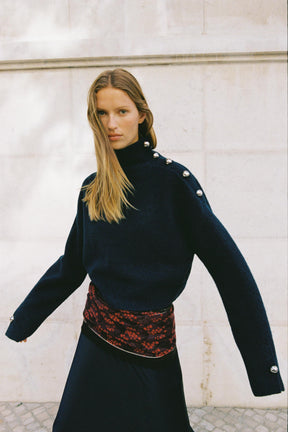 SOFT KNIT JUMPER WITH BUTTONS - Image 4