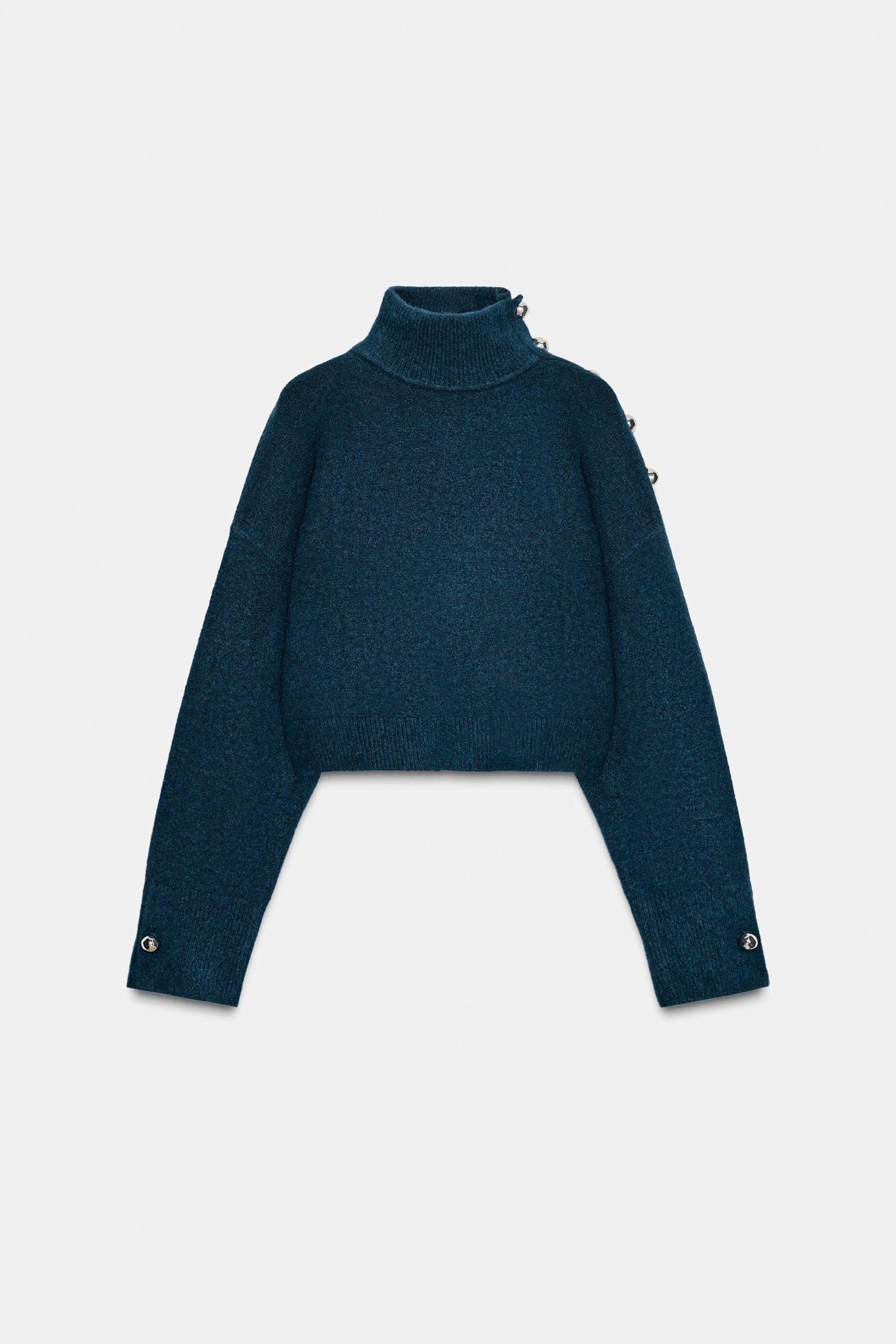 SOFT KNIT JUMPER WITH BUTTONS - Image 5