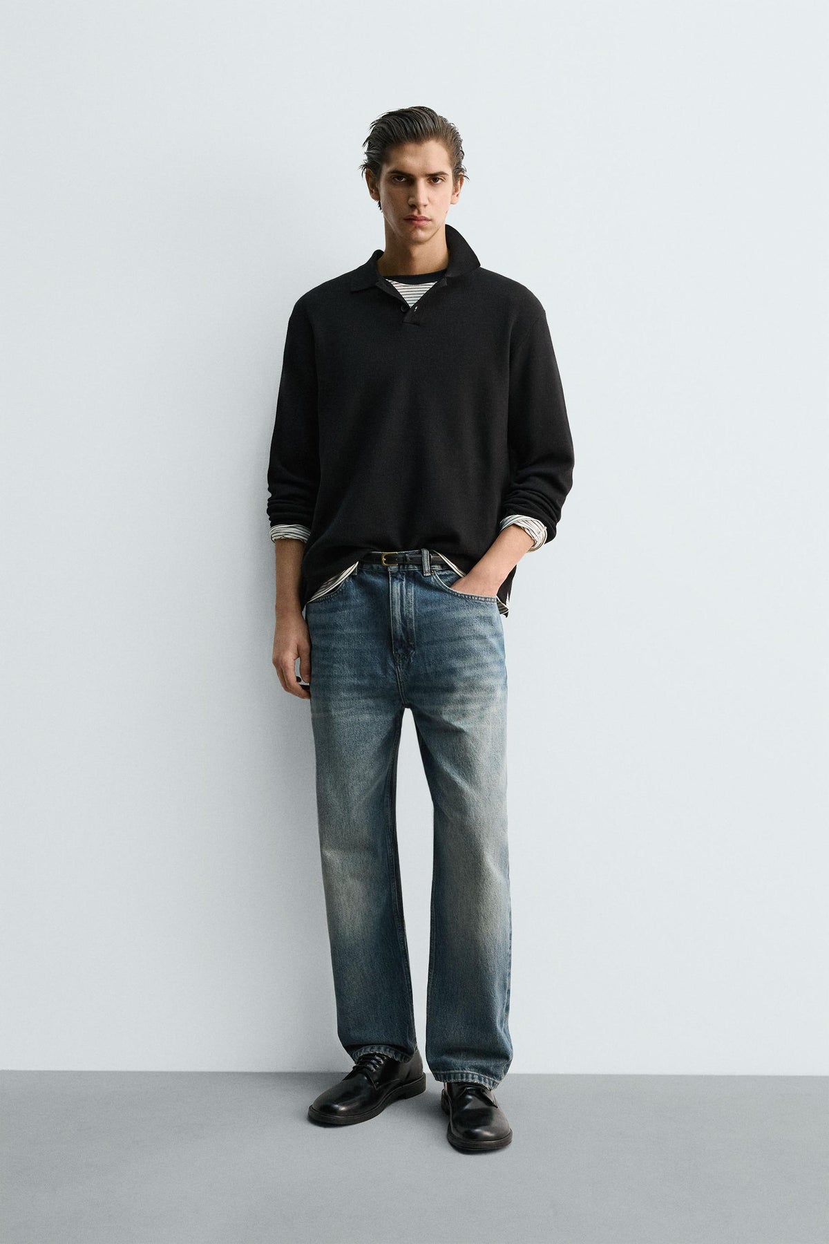 SOFT KNIT POLO SHIRT - Image 1