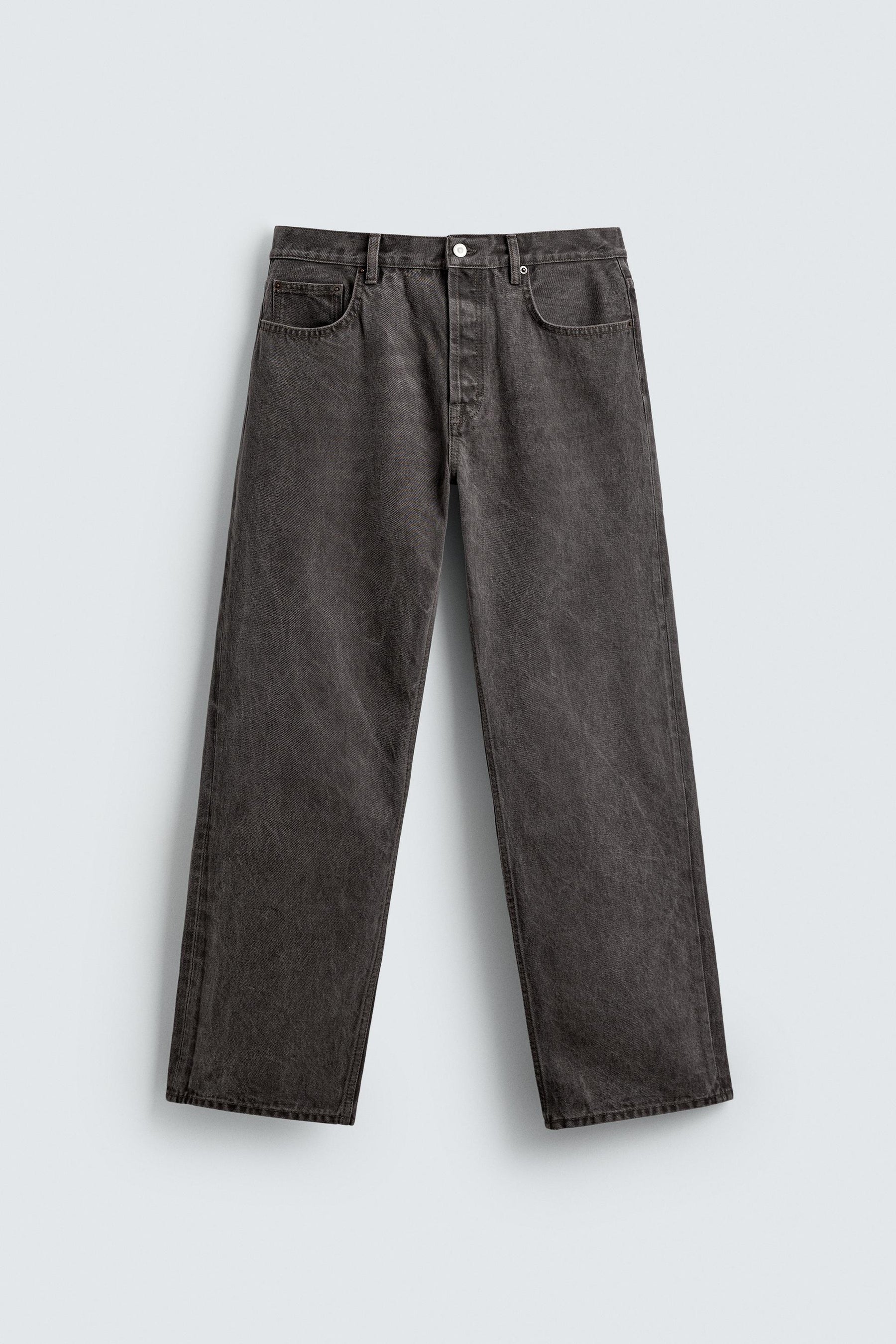 WASHED STRAIGHT FIT JEANS - Image 7