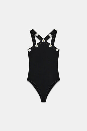 FLORAL STRETCH BODYSUIT