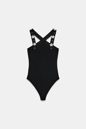FLORAL STRETCH BODYSUIT